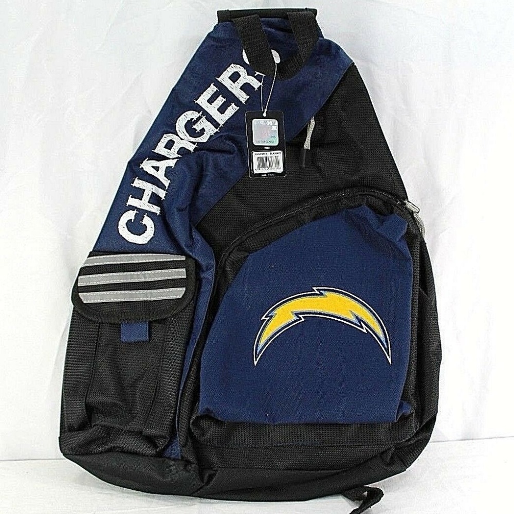 Los Angeles Chargers Sling Backpack Teardrop Navy/